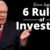 Warren Buffet’s 6 Rules Of Investing